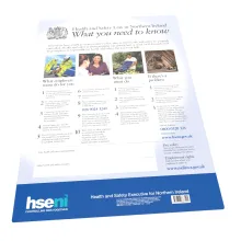 Health and Safety Law Poster Northern Ireland