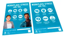 Stress infographic posters