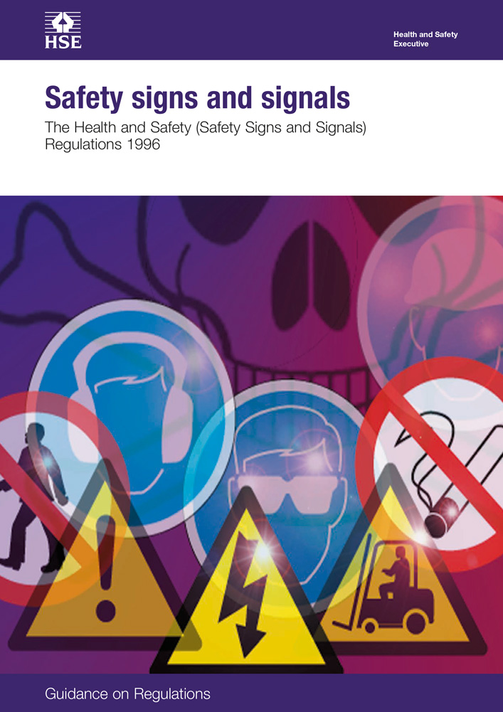 An image of the Safety signs and signals book.