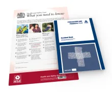 Accident book and Law poster